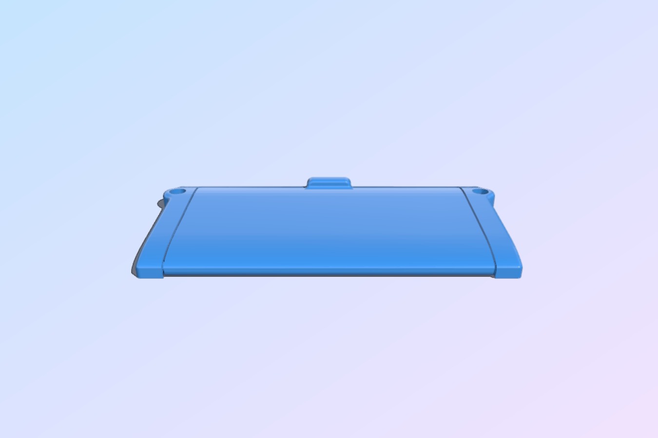 Wanhao i3 Plus closed Touchscreen Cover (Print in Place hinge)