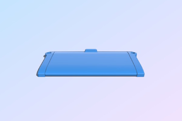 Wanhao i3 Plus closed Touchscreen Cover (Print in Place hinge) | 3d print model
