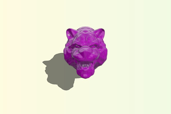 Tigerhead | 3d print model