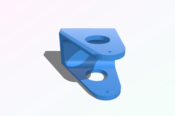 Funcub tail wheel holder | 3d print model