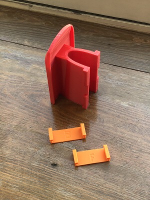 Office Chair Footrests (Herman Miller Mirra v1) | 3d print model