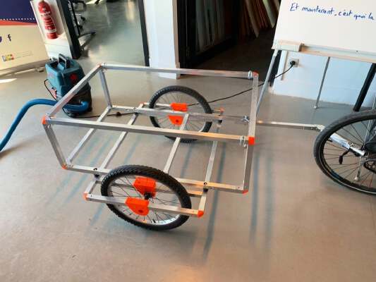 Remorque pour vélo | 3d print model