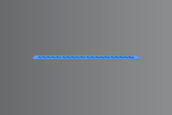 Fence for ornamental profile | 3d print model
