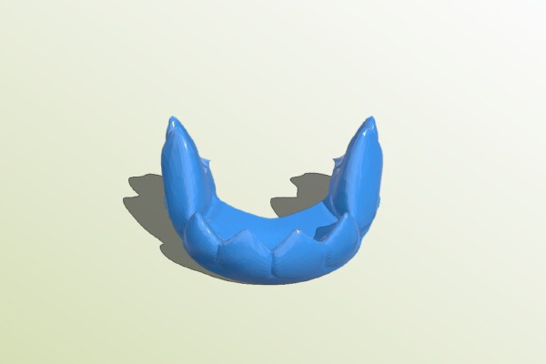 Sharp Fursuit teeth | 3d print model
