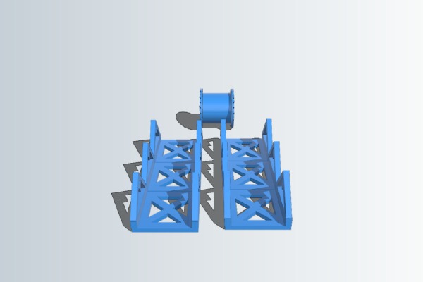 HO Cable reel Train load | 3d print model