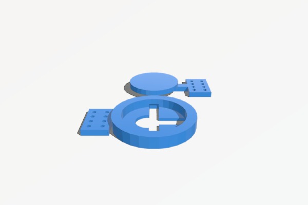 Simple cloak clasp | 3d print model
