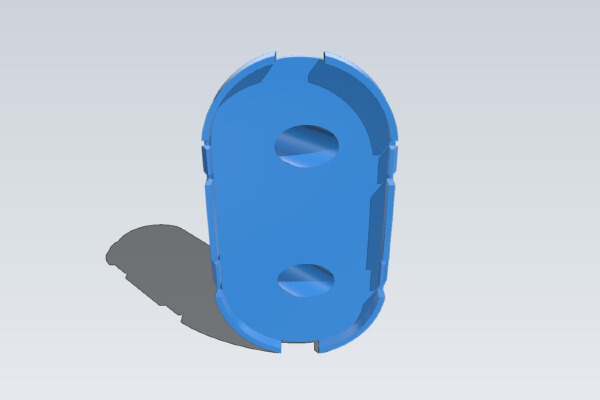 Tradfri motion sensor corner mount | 3d print model
