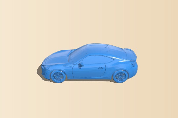 Car Toyota 86 | 3d print model