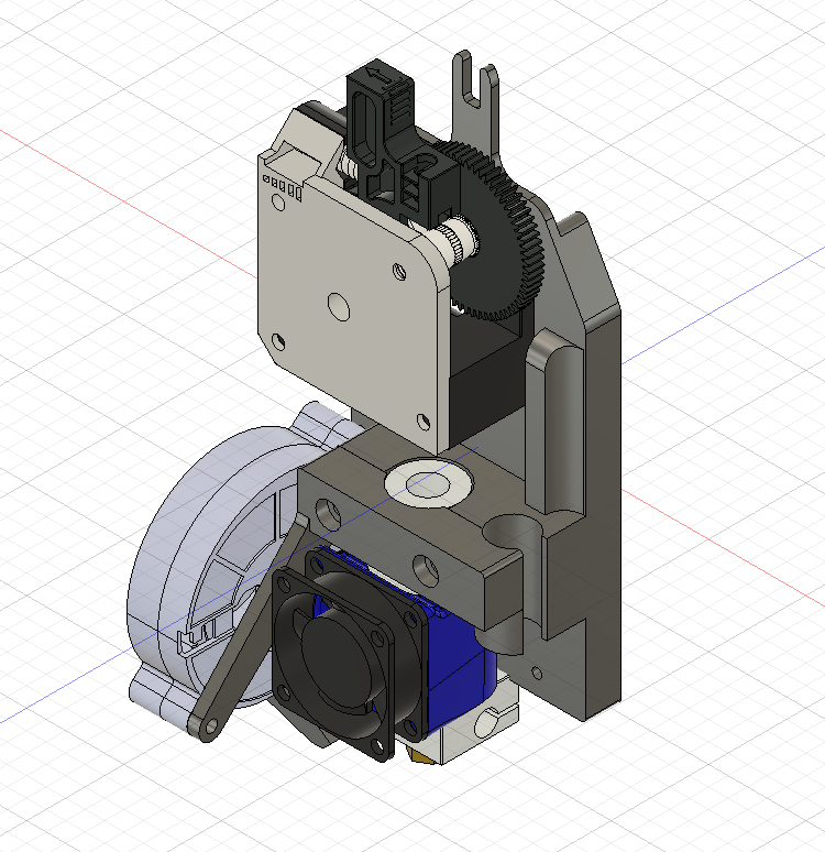 Hypercube Evo Direct Extruder with E3D Titan
