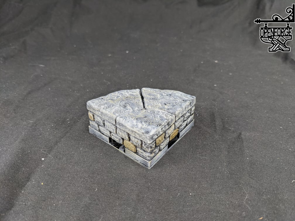Dungeon Stone 2.0 2x Curved Risers