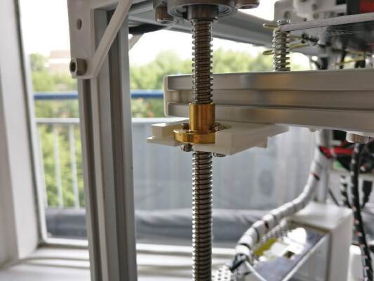 Triple leadscrew belt driven bed for Hypercube | 3d print model