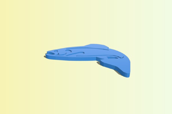 Trout Fridge Magnet | 3d print model