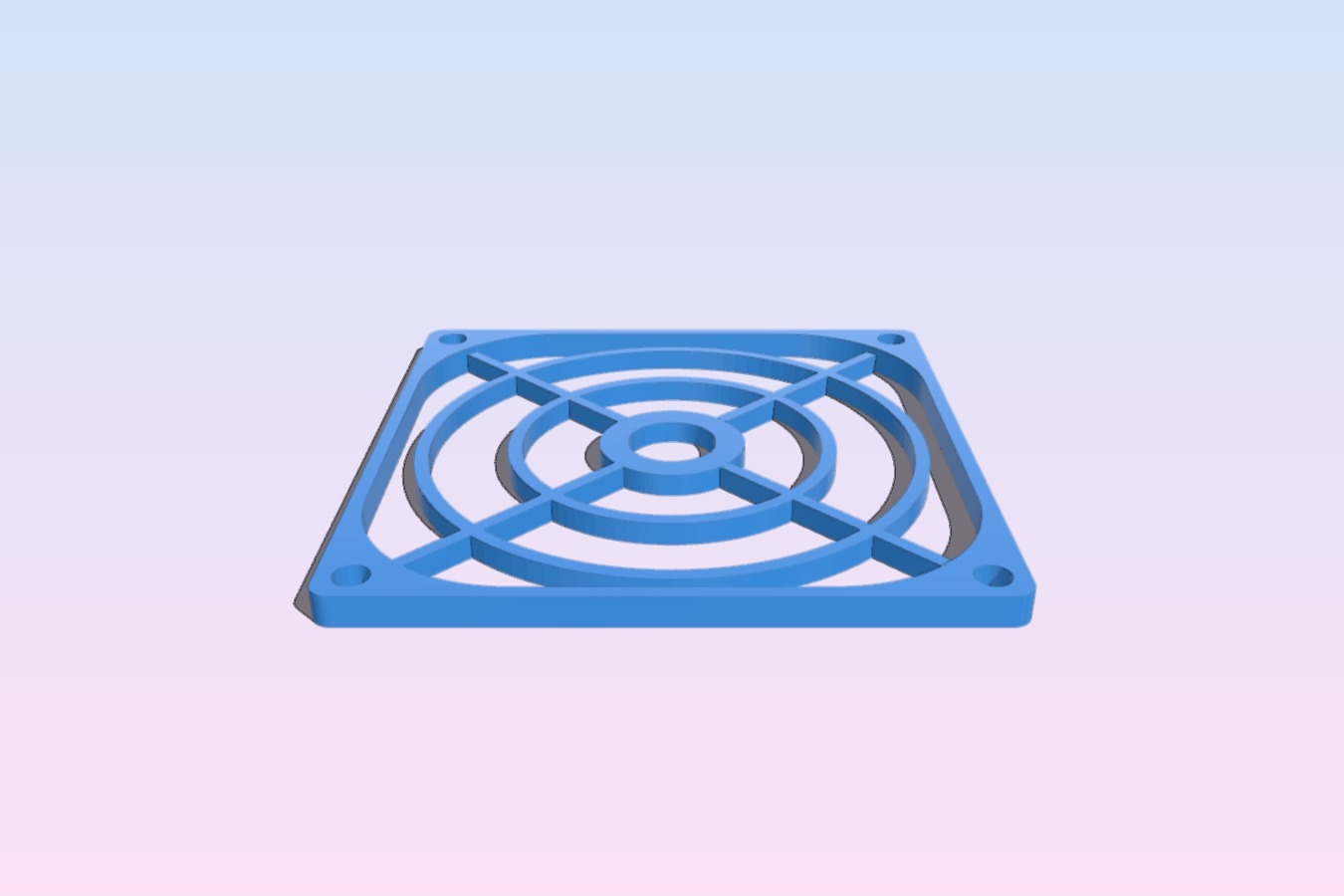 Customizable Fan Grille