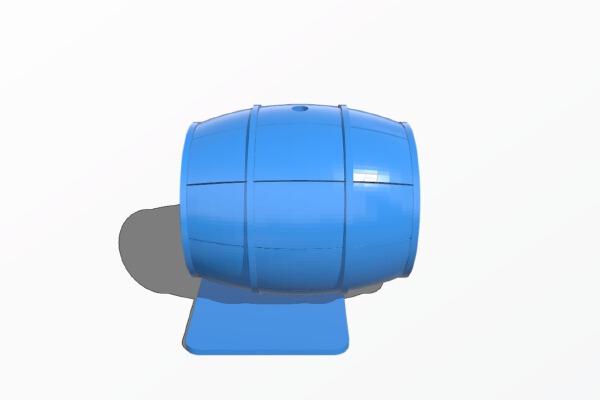 Barrel aquarium ornament | 3d print model