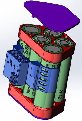 Husqvarna Automower Battery Pack DIY | 3d print model
