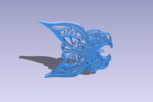 Maori butterfly | 3d print model