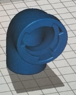 Breathing Filter Adapter for 3M re-usable respirator | 3d print model