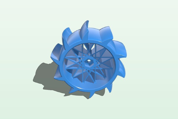 Traxxas Rustler Wheel with Paddles | 3d print model