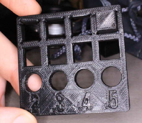 Skware: Go_No-Go Compensation Test | 3d print model