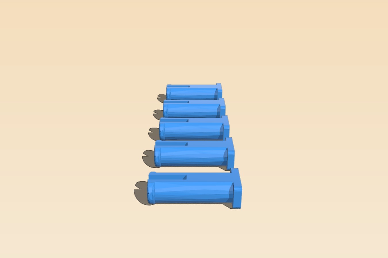 Enable Raptor Hand Set of 5 snap pins