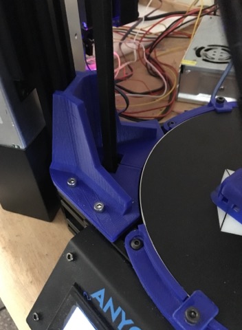 Kossel 2020 Brace with Motor Cover (200mm Buildplate)