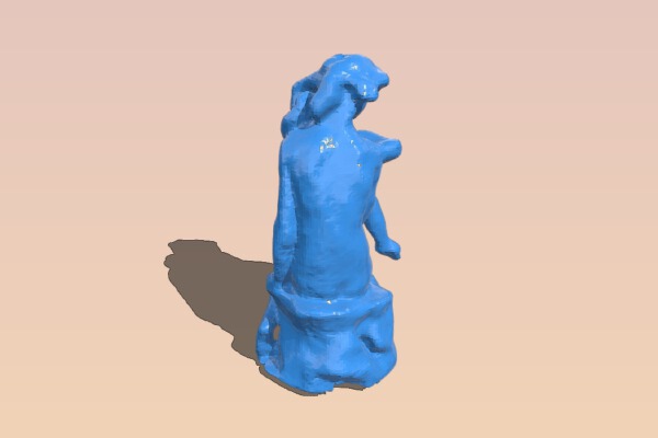 Brother and Sister, Rodin, Portland Art Museum | 3d print model