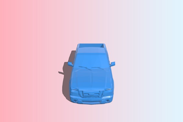 Ford Ranger single cab | 3d print model