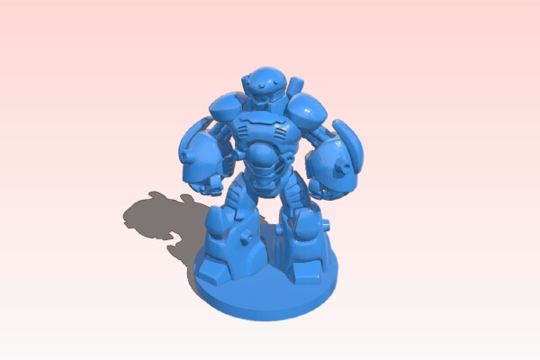 OBG Infantry Fu Dude (no support) | 3d print model