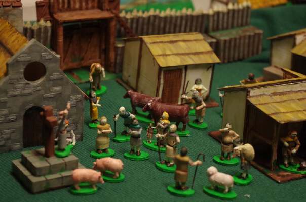 Dark Age Townsfolk, Villagefolk and Domestic Beasts | 3d print model