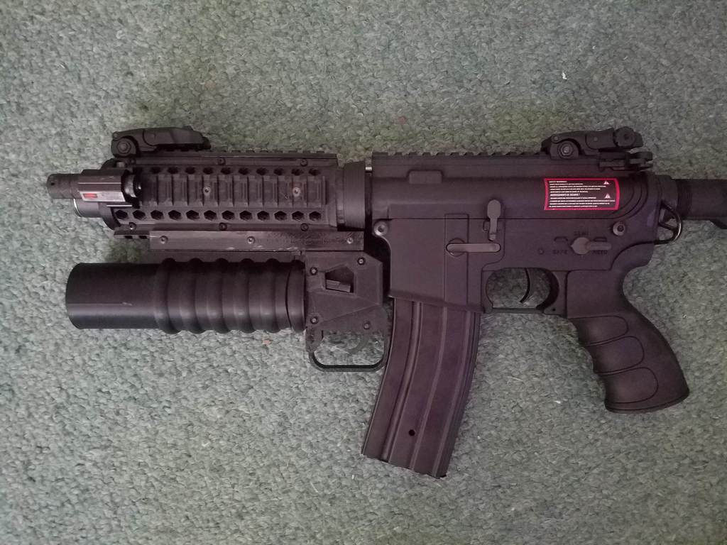 Airsoft Functioning 40mm Moscart M203 Grenade Launcher (shortened)