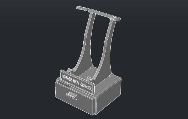 Stand for Nintendo GameBoy Color | 3d print model