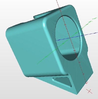 GoPro Session 25,35,45 degrees, ziptie mount | 3d print model