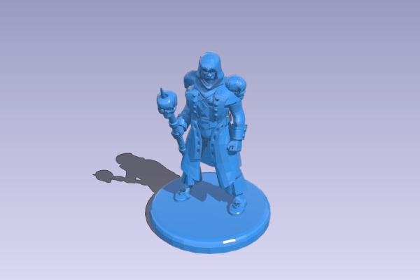 Human Pirate Warlock | 3d print model