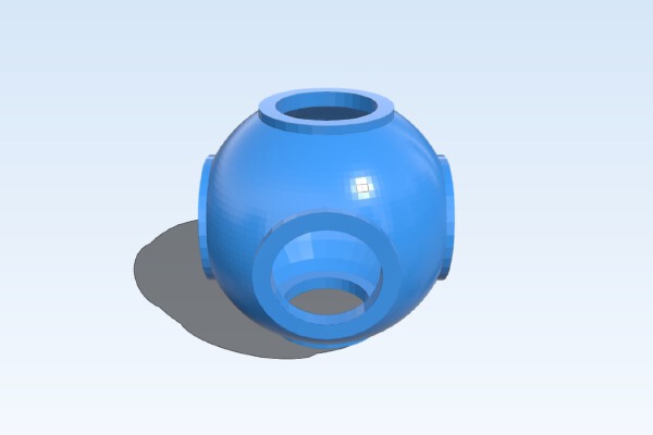 Customizable cat toy ball v2 | 3d print model