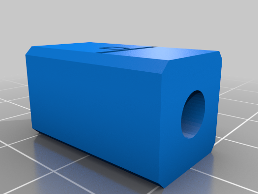 Adjustable Z End Stop for Creality, ANET, Tevo, Alfawise, Geeetech, etc. | 3d print model
