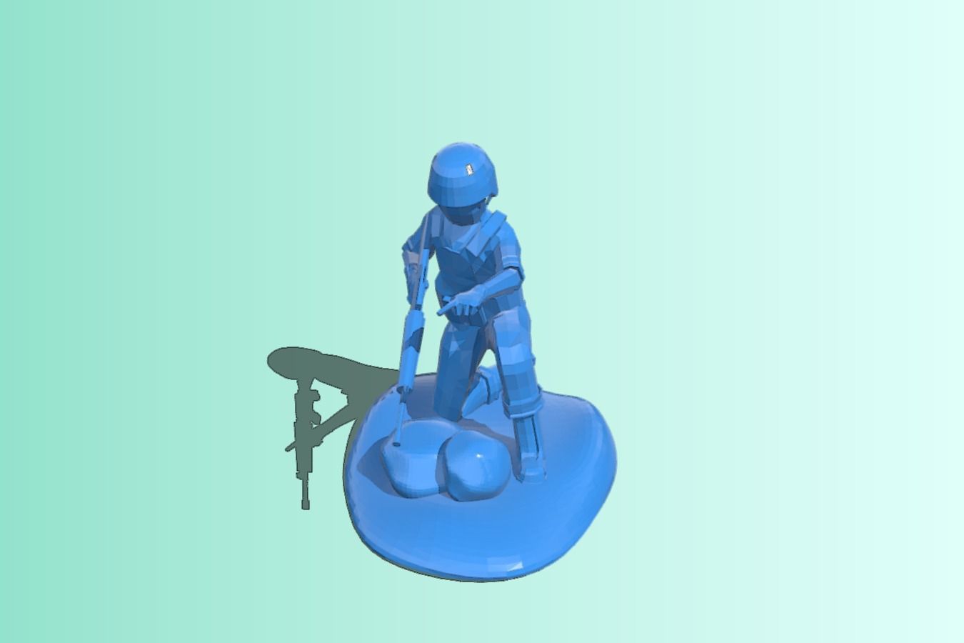 Figure of soldier