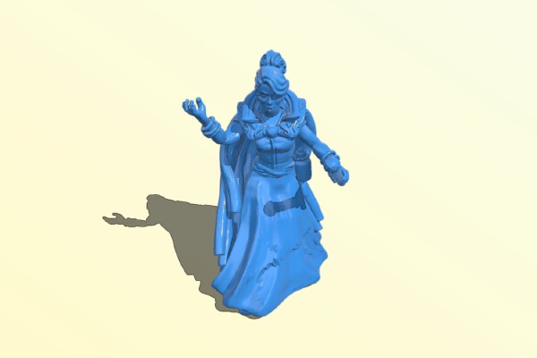 Female Human Mage | 3d print model
