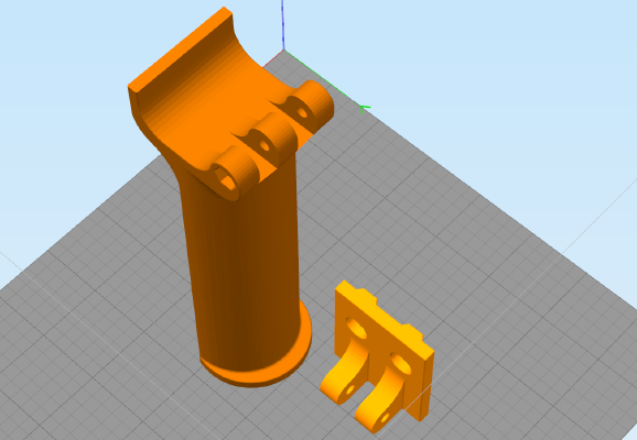 Universal foldable filament holder v2 | 3d print model