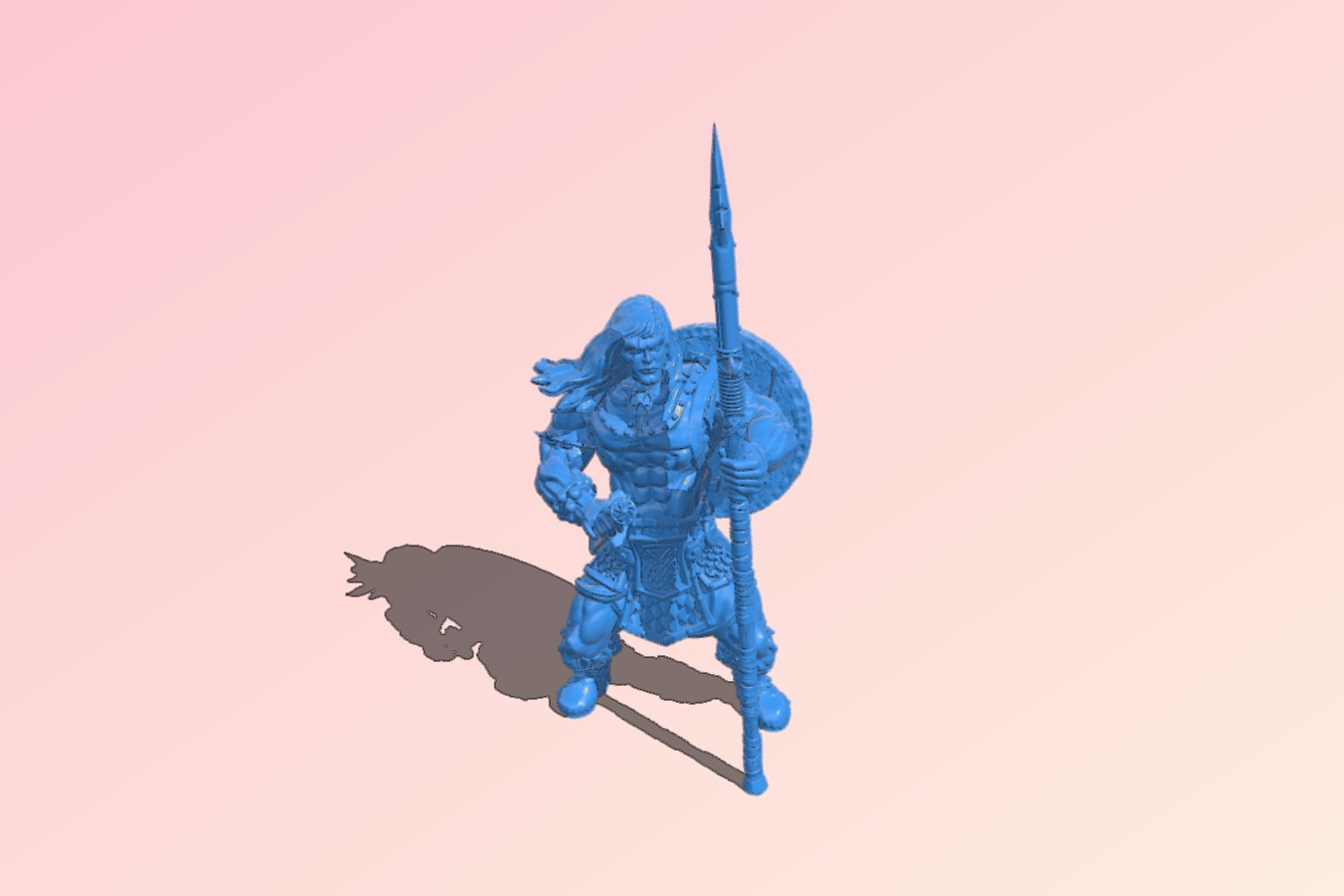 Barbarian Spear Warrior