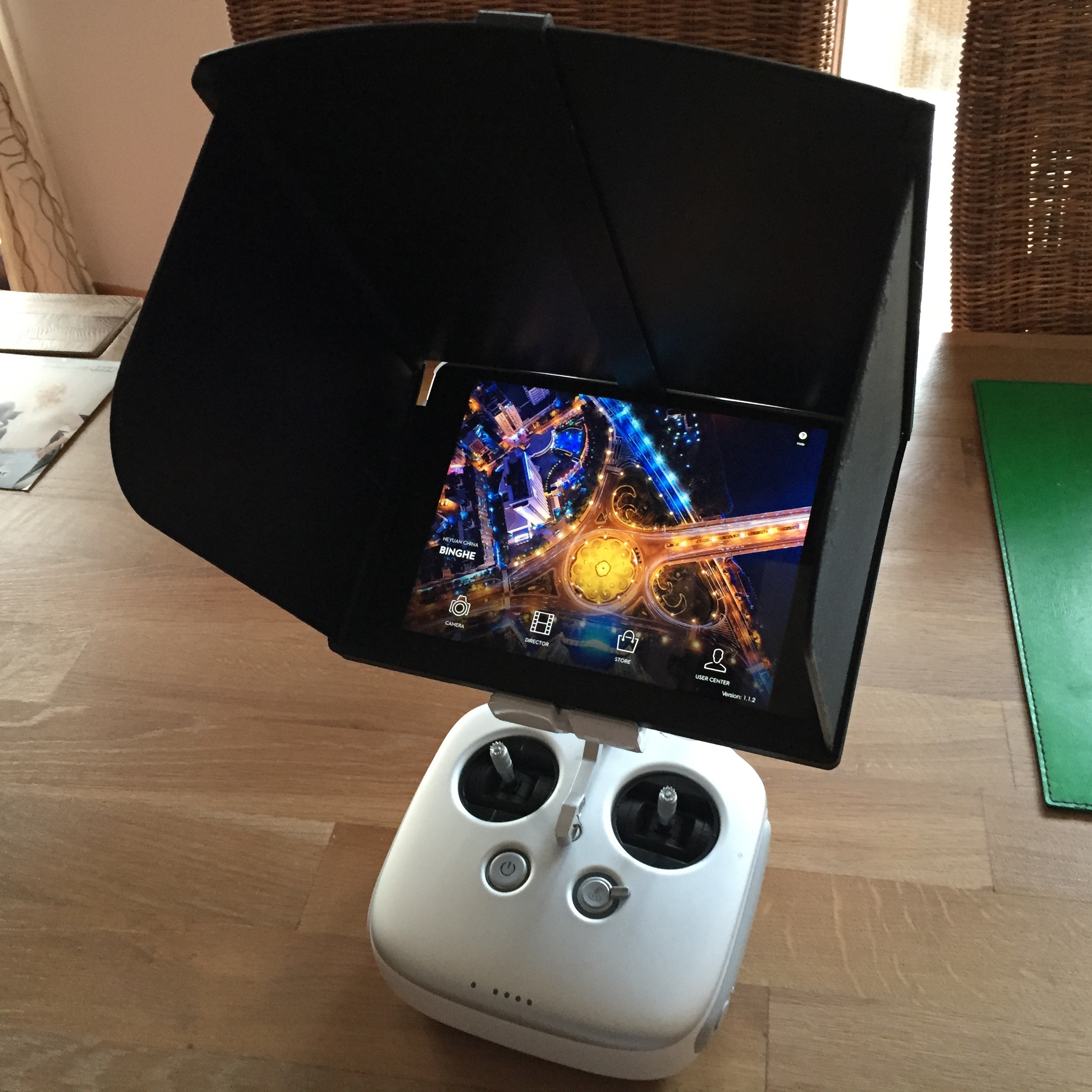 iPad mini sunschade for DJI inspire or Phantom
