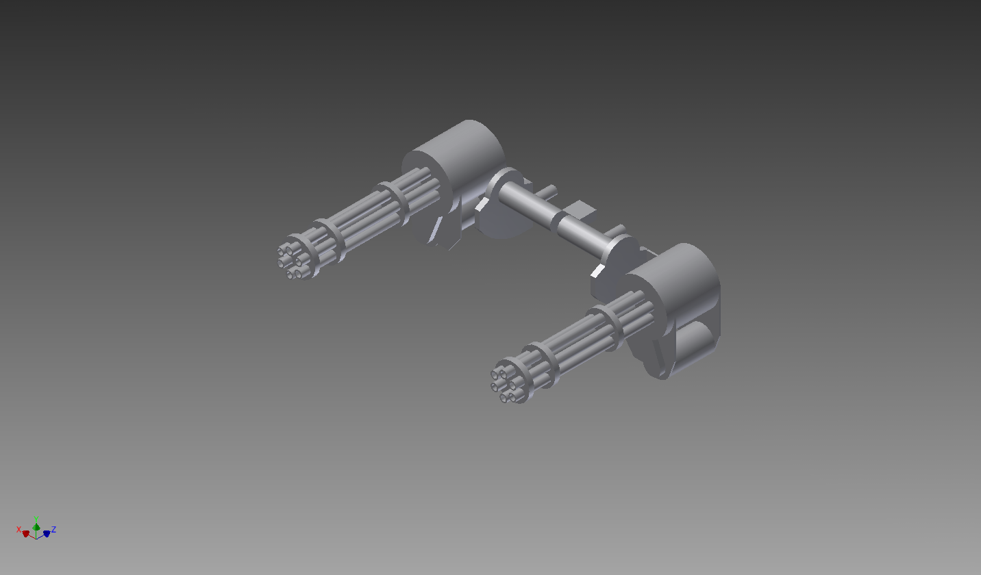 The Gattling gun of the Red Alert 2 Yuri's Revenge Game