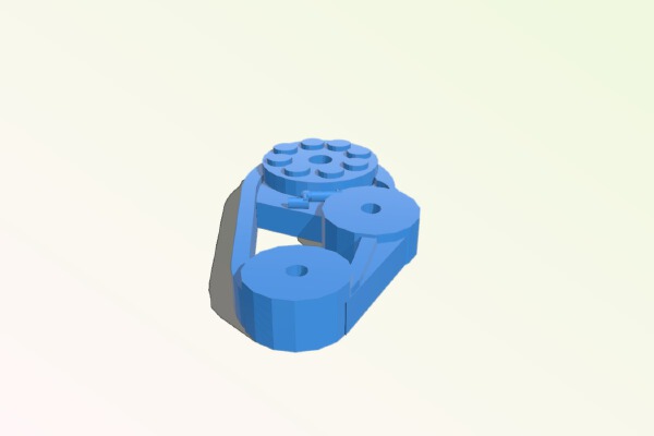 Diecast part for engine front fan | 3d print model