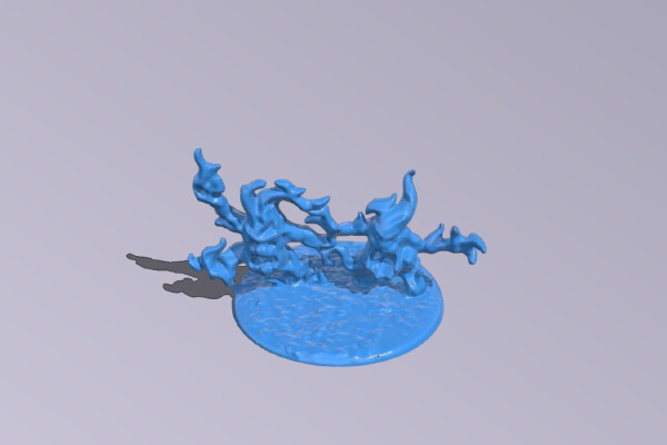 Little Angry Burning Horror | 3d print model