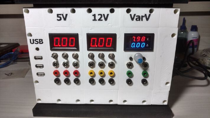 Bench Power Supply Cabinet | 3d print model