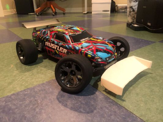 Traxxas Front Wing for Rustler_Bandit_Stampede_Slash (V0.1) | 3d print model