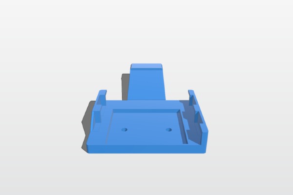 wheel chock holder - Unterlegkeil Halterung | 3d print model
