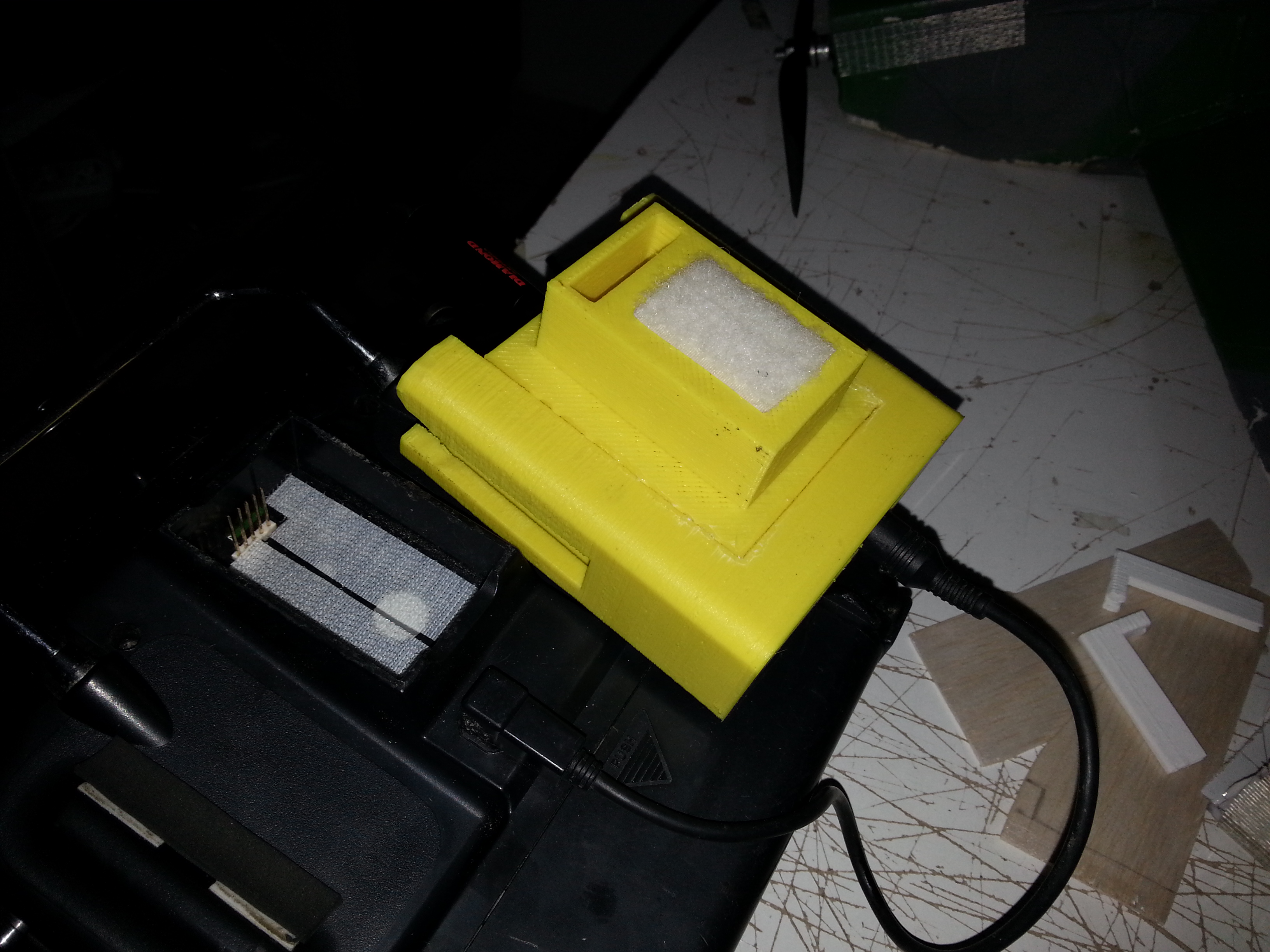 EZ UHF Transmitter holder for Futaba