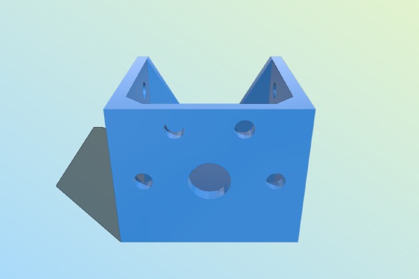 K8200_3DRAG dual motor Z axis with Trapezoid rods (K8204) | 3d print model