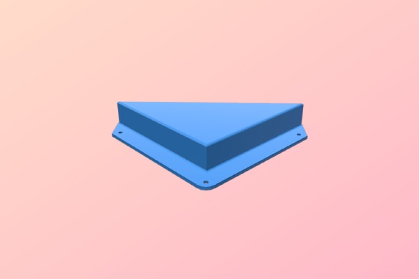 Desk Corner Bridge | 3d print model