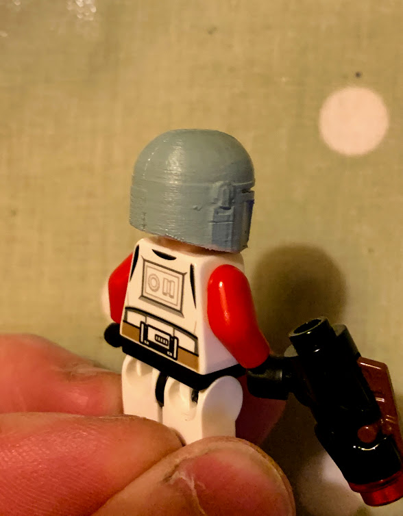 Mandalorian Lego compatible Helmet